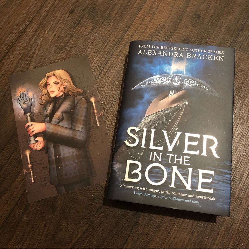 FairyLoot Exclusive Signed Edition Silver In The Bone by Alexandra Bracken